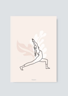 Affiche positions de yoga